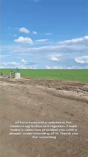 Linear irrigation system working on farm #precisionfarming