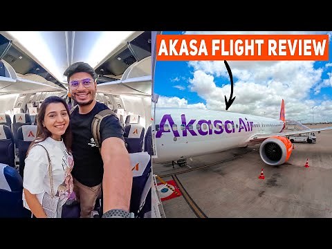 Akasa Air Detailed Flight Review - Food, Costing, How To Book, Best Rate | Mumbai To Bangalore