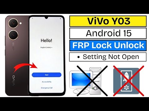 ViVo Y03 Android 15 Frp Bypass 2025 | Vivo Y03 (V2332) Unlock Google Account Lock Without PC