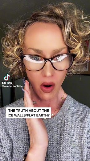 Auntie Coolette breaking it all down for us #flatearth #icewall #bookofenoch