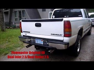 Flowmaster Super 40 VS Flowmaster Original 40