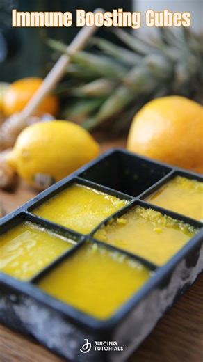 💛 IMMUNE BOOSTING CUBES 💛 Your daily dose of wellness frozen into powerful cubes you can drop into warm water for cold and flu prevention! Each ingredient works together to strengthen your body’s defenses naturally: 🍋 Lemon – enhances immune cell function 🍊 Orange – rich in Vitamin C for fighting off illness 🍍 Pineapple – supports digestion and boosts immunity 🫚 Ginger – eases inflammation and supports immune health 🌿 Turmeric – powerful antiviral that helps your body heal and repair 🩶 T