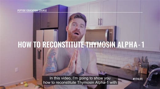How to Reconstitute Thymosin Alpha-1 Peptide (Complete Guide)