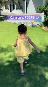 Yellow is her color 💛 Grab it now while it's still for 89 pes0s! https://vt.tiktok.com/ZSH7wwGJVXH7w-Yfq86/ #babirairai #toddler #rairaisootd | Zipporah Faye