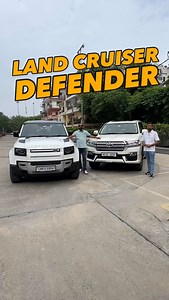 LAND CRUISER OR DEFENDER🔥 . . . #landroverdefender #toyotalandcruiser #defender110 #offroad #carsforsale #carsofinsta #carslifestyle #reelstrending #luxurylifestyle #carsofinstagram #infoarunvlogs | Infoarun vlogs