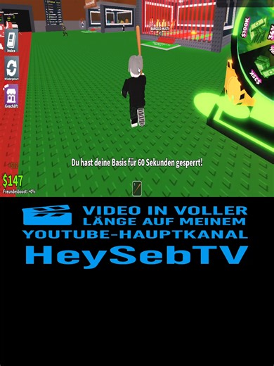 Seb Spielt Erstes Mal Steal A Brainrot in Roblox | Video Online Auf YouTube #roblox #stealabrainrotroblox #heysebtv