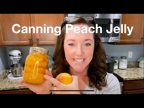 Learn how to can peach jelly using peach peels and pits! 🍑 | June 2025
