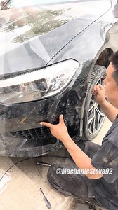 BMW front bumper panel repair. #auto #mechanic #automotive #mechaniclife #mechanicsteve #automechanic | Mechanic Steve
