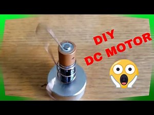 A Very Simple Motor Project To Create A DIY Neodymium Magnet DC Motor