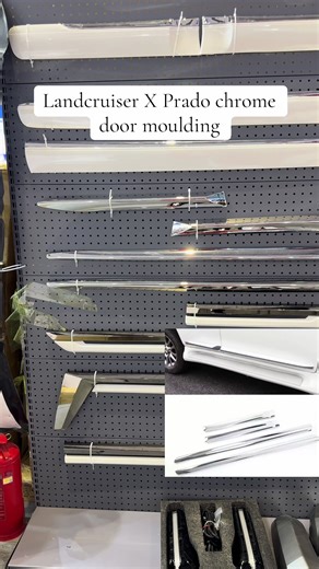 Toyota Prado FJ150 Door Side Molding Chrome Trim Accessories