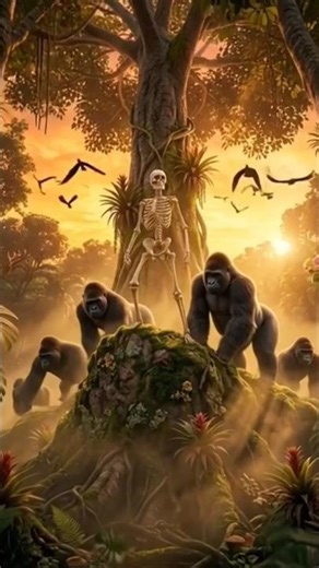 What If Was Raised by Gorillas?🦍💀 #trending #viral #ai #ytshorts #yoytubeshorts