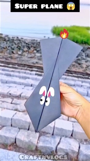 How To Make The Best Paper Airplane ✈️ That Flies Far 😲 || Good Paper Plane ✈️ #shorts #craft #usa