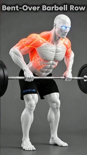 Build a Wider & Thicker Back 💪 | Bent-Over Barbell Row + Single-Arm Dumbbell Row