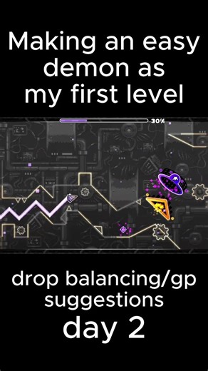 making a geometry dash level #gdlevels #geometrydash