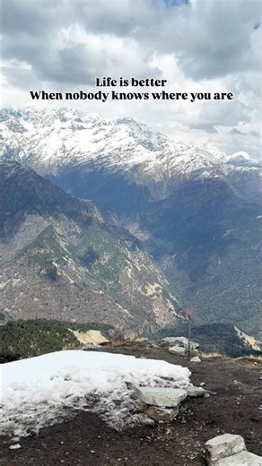 I climbed to 12,110 FT for this 15-second clip | Chandrashila Peak #mountains #viral #shortsfeed