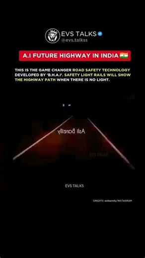 🤖 AI Future Highway in Nainital 🛣️ | Smart Lights Guide Drivers at Night 🌌🚗