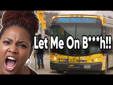 Sassy Dallas DART Bus Driver Leaves Woman In The Cold!
