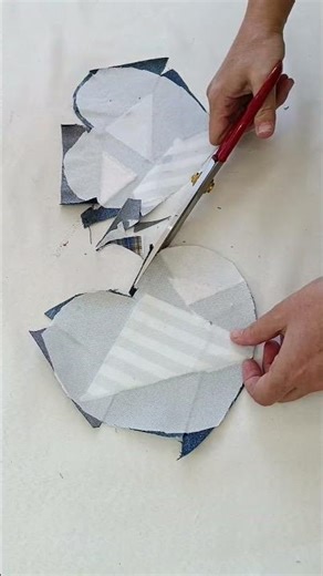 “DIY Patchwork Bag Hack 🎨 | Turn Scraps into Stylish Bag ✂️#shorts#Patch_workBag#diy