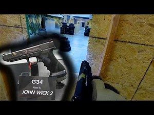 Using John Wick's Glock 34 in Airsoft Part 1