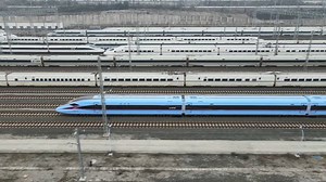 4.5K views · 352 reactions | Faster, more spacious and energy-efficient: New Fuxing bullet trains have been put into operation on a high-speed rail line linking Guiyang with Guangzhou in southern China. #HighSpeedRail | China Xinhua News | Facebook