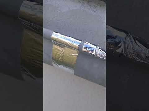 Vidéo : fuite à votre chéneau ou gouttière? J'ai la solution pour la réparer sans soudure.