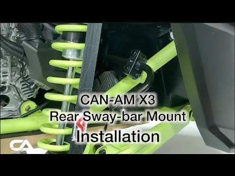 CATechUSA Billet Rear Sway-bar Mount Install
