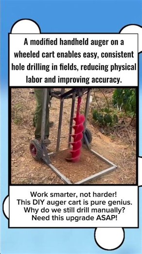 Genius Farming Hack: The Effortless Auger Cart