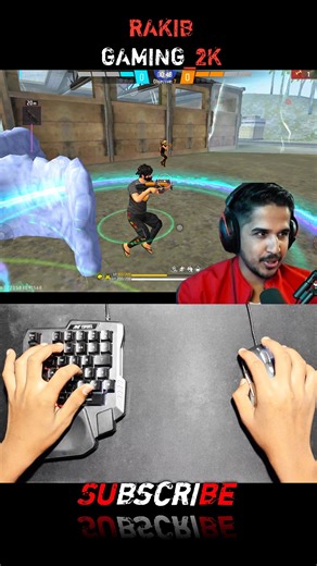Free Fire Gaming keyboard mouse🖱️⌨️📲 Gameplay #mixpro #geekgamer #shorts #shortsviral #youtubeshorts