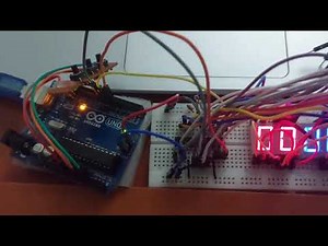 Max7219 ve Arduino Uno ile 8 digit kronometre