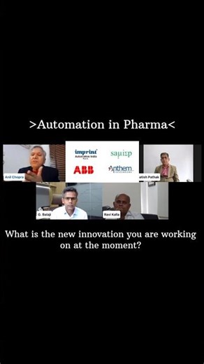 Insights into Pharma Automation Webinar. #paratechexpo #imprintautomationindiamagazine #industry40