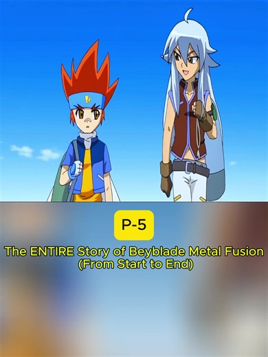 The ENTIRE Story of Beyblade Metal Fusion (From Start to End) #BeybladeBurst #ValtAoi #BattleTops #fyp #viral