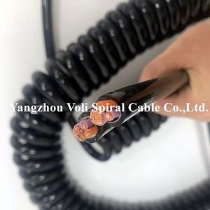 [Hot Item] Multicore 3core 5core Customized Spiral Wire Coiled PUR Cable
