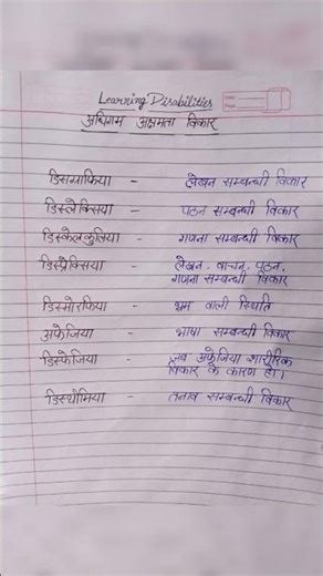 Learning Disability ( अधिगम अक्षमता ) CTET Feb 2026 #ctet #cdp #2026 #htet #exam #tet #uptgt #uptet