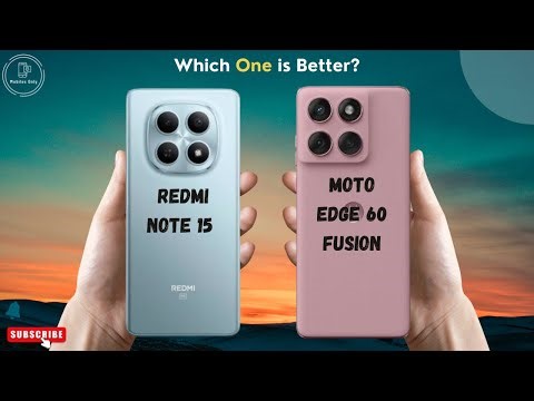 Redmi Note 15 vs Motorola Edge 60 Fusion