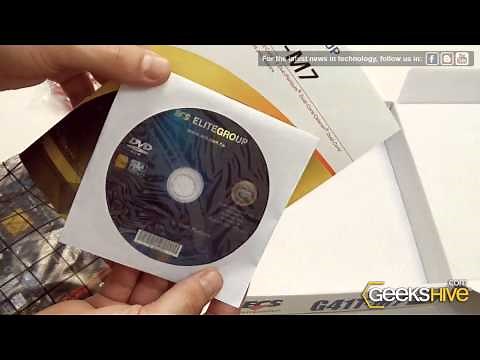 Motherboard G41T-M7 (V1.0) - ECS - Unboxing by www.geekshive.com