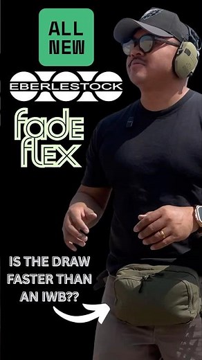 Fanny Pack Draw Faster Than IWB? | ‪@Eberlestock‬ Fade Flex