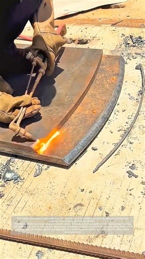 Industrial Oxy-Acetylene Welding – Molten Steel Seam Process!