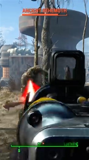 Fallout 4-Mighty Laser Rifle Vs AB