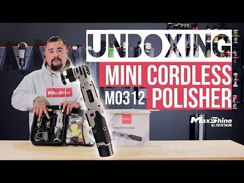 Our New Mini Cordless Polisher M0312 / Unboxing + Rotary & DA Setup