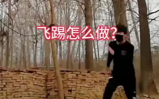 两步教你学会飞踢怎么做