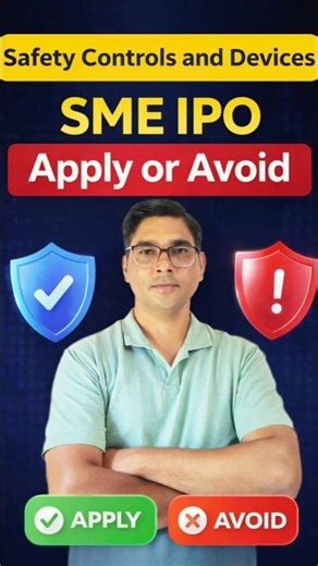 Safety Controls and Devices SME IPO Apply or Avoid #shorts