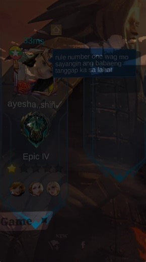 # rules number one wag mukong sa yangin🥺