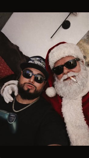 Santa Claus Visits with Gifts and Holiday Cheer