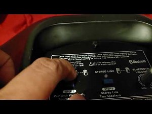 Bluetooth Pairing Behringer EUROLIVE B115W 15in PA Speaker