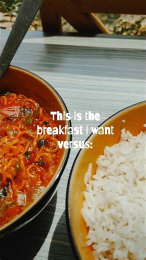 THIS IS THE BREAKFAST I WANT VERSUS ? 🥰