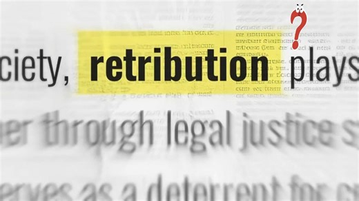 单词巧记：retribution