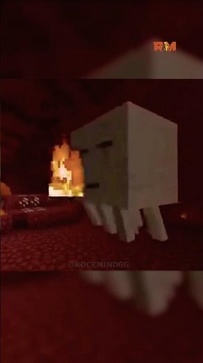 Ghast vs Spider-Man in Minecraft