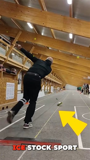 @myquizreels | Eisstockschießen EXPLAINED This shows people playing ice stock sport (Eisstockschießen or Bavarian curling), a traditional winter game... | Instagram