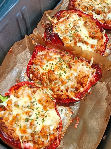 Pimientos Rellenos en Airfryer: Receta Fácil y Rápida