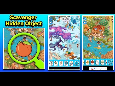 Scavenger Hidden Object Hunt Game Unity Source Code with Admob Ads Integrated